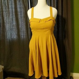 NWT mustard ixia dress